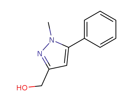 Molecular Structure of 124344-98-5 ((1-METHYL-5-PHENYL-1H-PYRAZOL-3-YL)METHANOL)