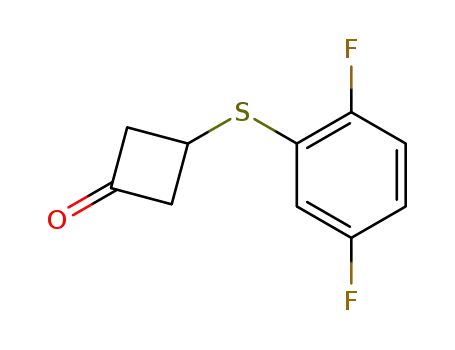 3-(2,5-difluorophenylthio)cyclobutanone