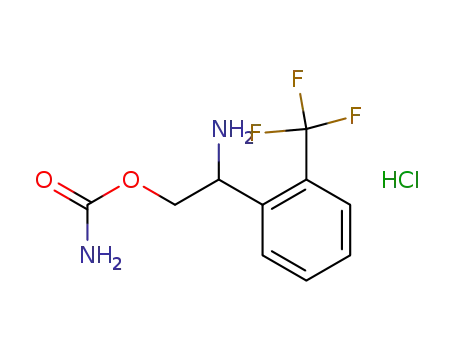 2-Amino-2-[2-(trifluoromethyl)phenyl]ethyl carbamate hydrochloride