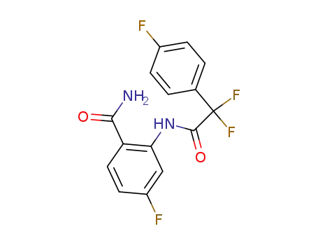 2-(2,2-difluoro-2-(4-fluorophenyl)acetamido)-4-fluorobenzamide
