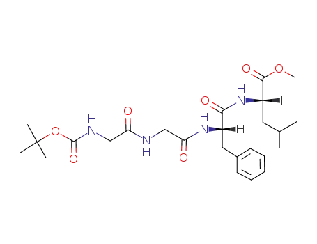 L-Leucine,
N-[N-[N-[N-[(1,1-dimethylethoxy)carbonyl]glycyl]glycyl]-L-phenylalanyl]-,
methyl ester