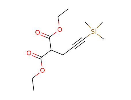 Propanedioic acid, [3-(trimethylsilyl)-2-propynyl]-, diethyl ester