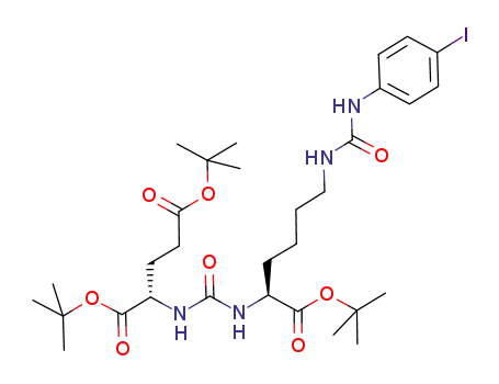 (S)-di-tert-butyl 2-(3-((S)-1-tert-butoxy-6-(3-(4-iodophenyl)ureido)-1-oxohexan-2-yl)ureido)pentanedioate