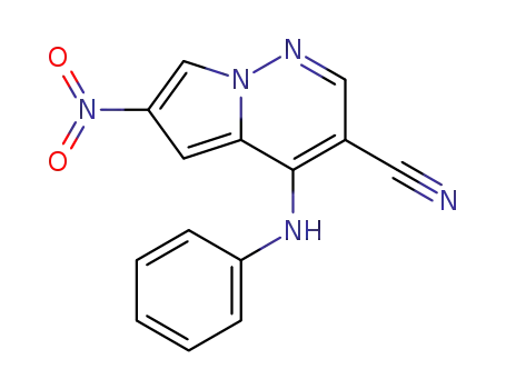 6-nitro-4-(phenylamino)pyrrolo[1,2-b]pyridazine-3-carbonitrile