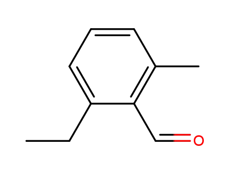 Molecular Structure of 106976-44-7 (Benzaldehyde, 2-ethyl-6-methyl- (9CI))