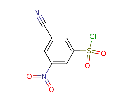 3-cyano-5-nitrobenzene-1-sulfonyl chloride