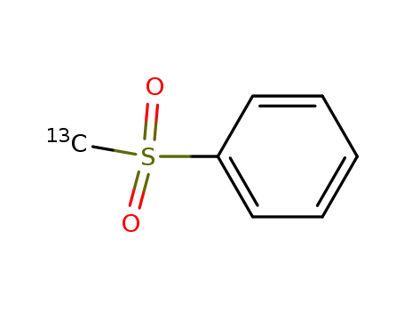 Molecular Structure of 125562-53-0 (METHYL-13C PHENYL SULFONE)