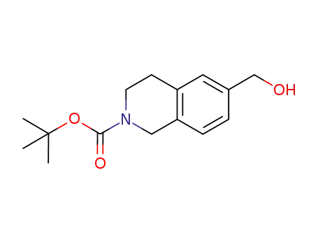 Molecular Structure of 622867-52-1 (tert-butyl 6-(hydroxymethyl)-3,4-dihydroisoquinoline-2(1H)-carboxylate)