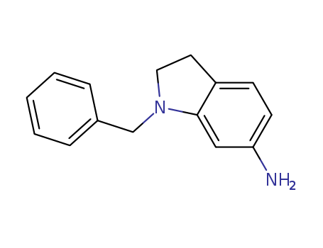 1H-Indol-6-amine, 2,3-dihydro-1-(phenylmethyl)-