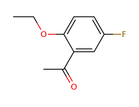 Molecular Structure of 1466-79-1 (1-(2-ethoxy-5-fluorophenyl)ethan-1-one)