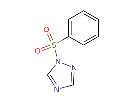Molecular Structure of 13578-48-8 (1H-1,2,4-Triazole, 1-(phenylsulfonyl)-)