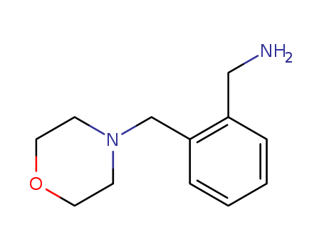 1-[2-(Morpholin-4-ylmethyl)phenyl]methanamine , 97%