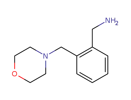 Molecular Structure of 91271-82-8 (1-[2-(Morpholin-4-ylmethyl)phenyl]methanamine)