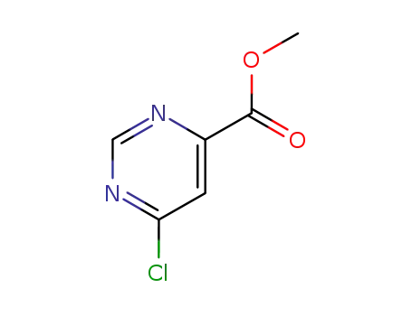Molecular Structure of 6627-22-1 (methyl 6-chloropyrimidine-4-carboxylate)