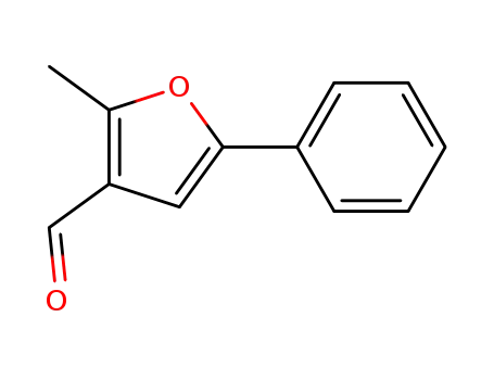 Molecular Structure of 321309-42-6 (2-METHYL-5-PHENYL-3-FURALDEHYDE)