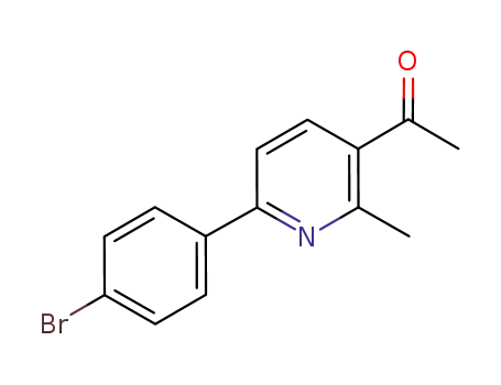 1-(6-(4-BROMOPHENYL)-2-METHYLPYRIDIN-3-YL)ETHANONE