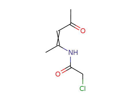 N-(1-methyl-3-oxobut-1-en-1-yl)-2-chloroacetamide
