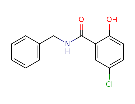 N-benzyl-5-chloro-2-hydroxy-benzamide cas  6626-90-0