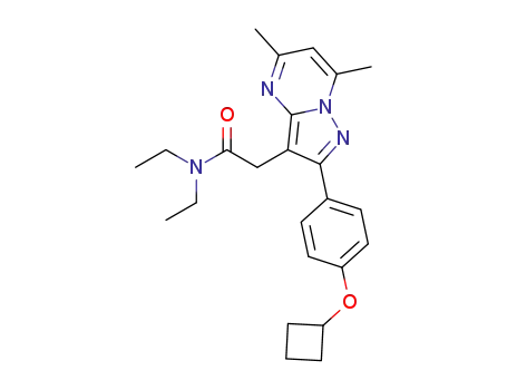 2-(2-(4-cyclobutoxyphenyl)-5,7-dimethylpyrazolo[1,5-a]pyrimidin-3-yl)-N,N-diethylacetamide