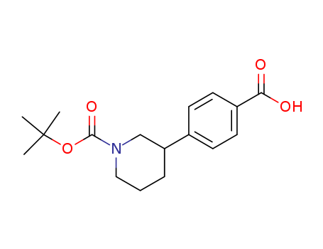 4-(1-(tert-butoxycarbonyl)piperidin-3-yl)benzoic acid