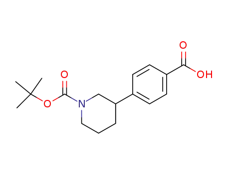 3-(4-Carboxy-phenyl)-piperidine-1-carboxylic acid tert-butyl ester