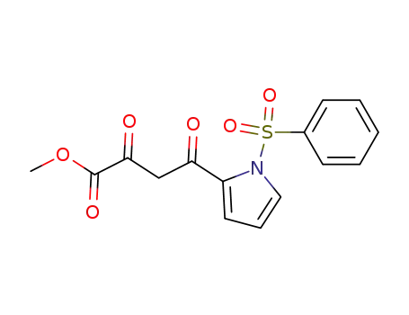 4-[1-(phenylsulfonyl)-1H-pyrrol-2-yl]-2, 4-dioxobutanoic acid methyl ester
