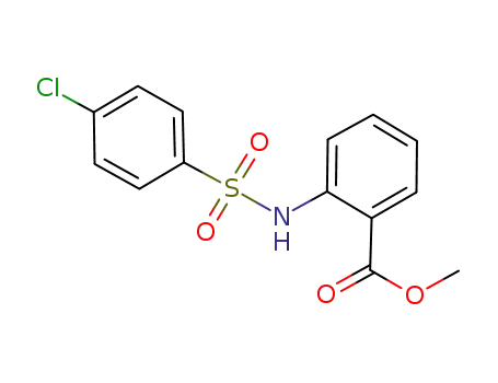 Benzoic acid, 2-[[(4-chlorophenyl)sulfonyl]amino]-, methyl ester