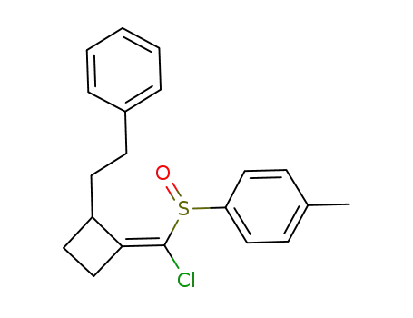 (E)-2-phenethyl-1-[chloro(p-tolylsulfinyl)methylidene]cyclobutane