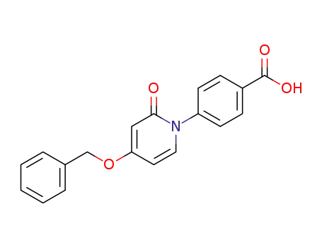 4-[4-(benzyloxy)-2-oxopyridin-1(2H)-yl]benzoic acid