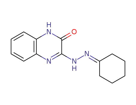 3-(2-cyclohexylidenehydrazinyl)quinoxalin-2(1H)-one