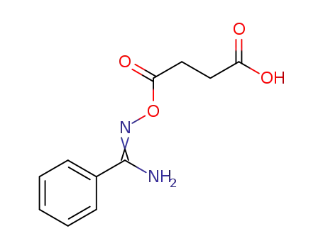 4-(((amino(phenyl)methylene)amino)oxy)-4-oxobutanoic acid
