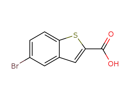 Molecular Structure of 7312-10-9 (5-BROMO-1-BENZOTHIOPHENE-2-CARBOXYLIC ACID)