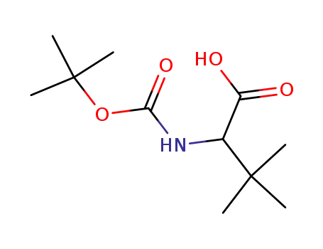 Molecular Structure of 169870-82-0 (N-BOC-T-BUTYLGLYCINE)