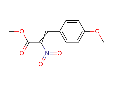 2-Propenoic acid, 3-(4-methoxyphenyl)-2-nitro-, methyl ester