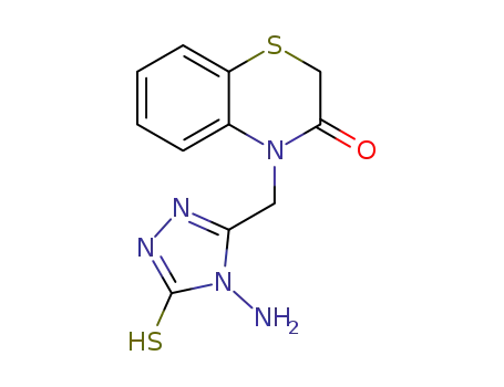 4-[(4-amino-5-sulfanyl-4H-1,2,4-triazol-3-yl)methyl]-2H-1,4-benzothiazin-3(4H)-one