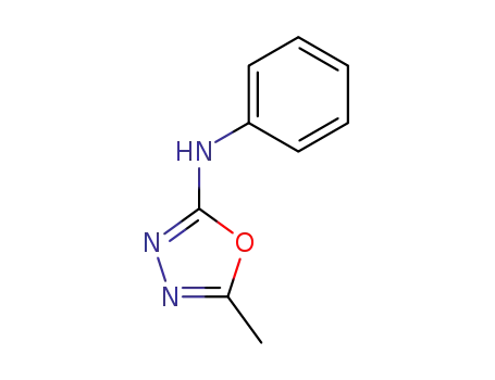 N-phenyl-(5-methyl-[1,3,4]oxadiazol-2-yl)-amine