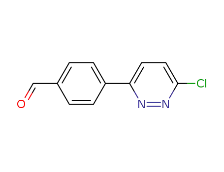 Molecular Structure of 914349-19-2 (4-(6-Chloropyridazin-3-yl)benzaldehyde)