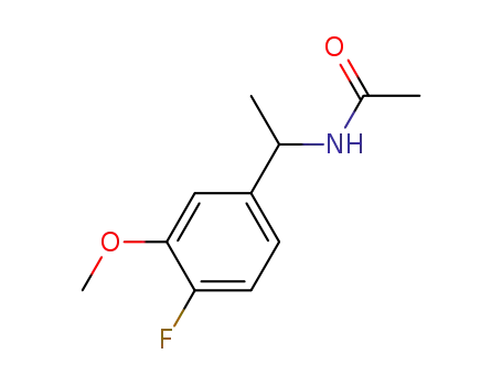 N-(1-(4-fluoro-3-methoxyphenyl) ethyl) acetamide