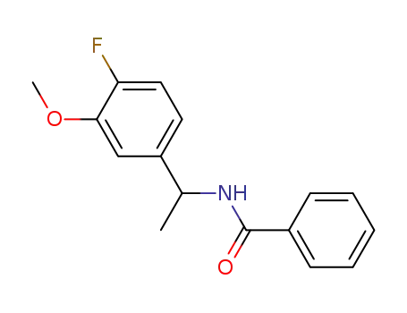 N-(1-(4-fluoro-3-methoxyphenyl)ethyl) benzamide