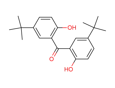 Molecular Structure of 25446-98-4 (Methanone, bis[5-(1,1-dimethylethyl)-2-hydroxyphenyl]-)