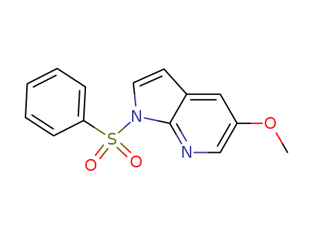 1-(Phenylsulphonyl)-5-methoxy-7-azaindole