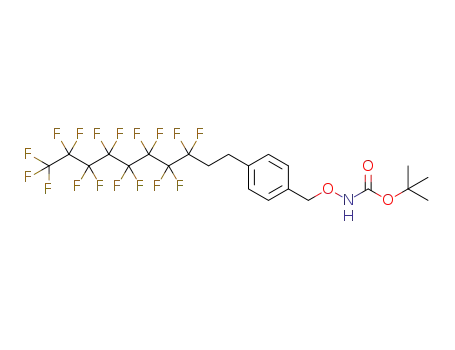 tert-butyl 4-(2-perfluoroctylethyl)benzyloxycarbamate