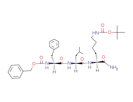 Molecular Structure of 36261-83-3 (Z-Phe-Leu-Lys(Boc)-NH<SUB>2</SUB>)