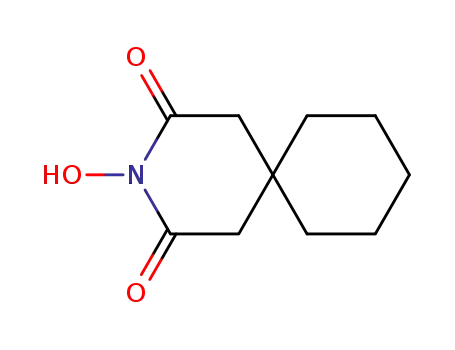 Molecular Structure of 64744-41-8 (3-Azaspiro[5.5]undecane-2,4-dione, 3-hydroxy-)