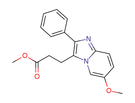 methyl 3-(6-methoxy-2-phenylimidazo[1,2-a]pyridin-3-yl)propanoate