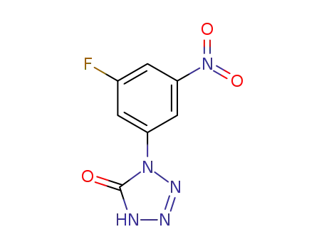 1-(3-fluoro-5-nitrophenyl)-1H-tetrazol-5(4H)-one