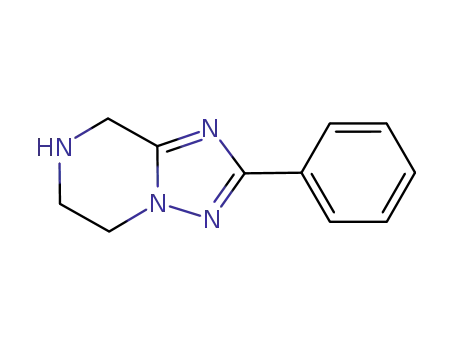 Molecular Structure of 958669-59-5 ([1,2,4]TRIAZOLO[1,5-A]PYRAZINE, 5,6,7,8-TETRAHYDRO-2-PHENYL-)