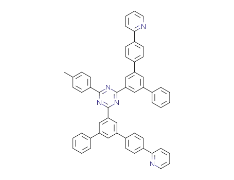 2,4-bis[4-(2-pyridyl)-1,1':3',1'-terphenyl-5'-yl]-6-p-tolyl-1,3,5-triazine