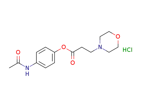 4-acetamidophenyl 3-morpholinopropanoate hydrochloride