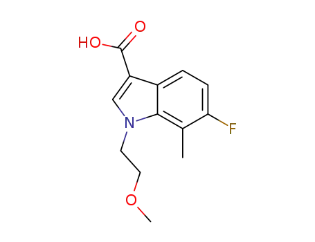 6-fluoro-1-(2-methoxyethyl)-7-methyl-1H-indole-3-carboxylic acid